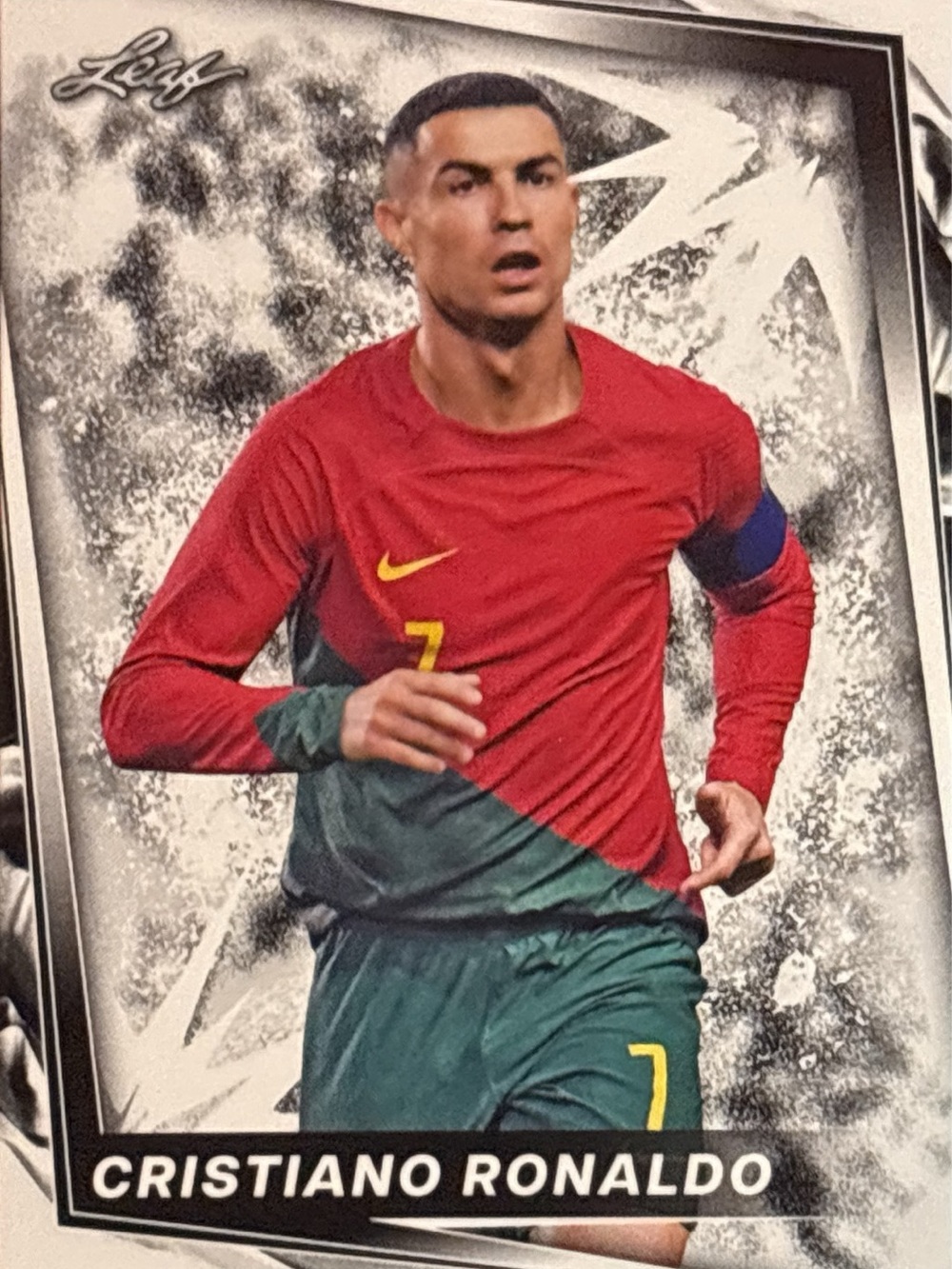 Leaf Cristiano Ronaldo Soccer Card
